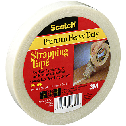 1" x 60 yds. Scotch<span class='rtm'>®</span> Filament Tape 893