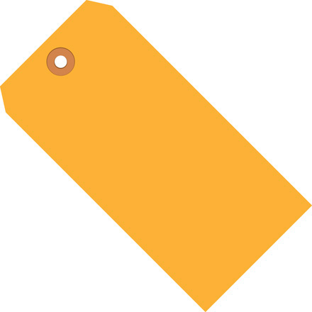 4 <span class='fraction'>3/4</span> x 2 <span class='fraction'>3/8</span>" Fluorescent Orange 13 Pt. Shipping Tags