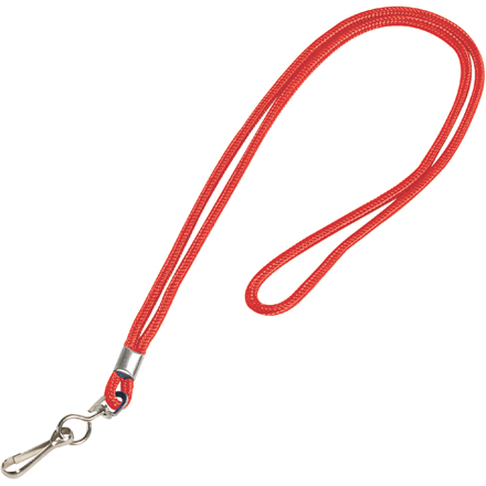 Standard Red Lanyard with Hook