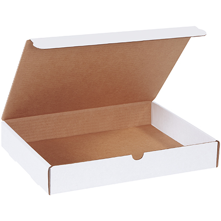 13 x 10 x 2" White Literature Mailers