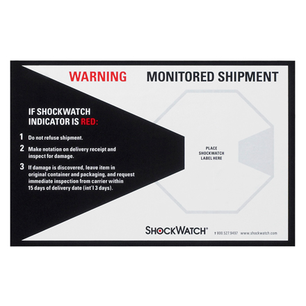 ShockWatch<span class='rtm'>®</span> Companion Labels