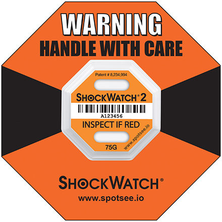 75G Shockwatch<span class='rtm'>®</span> 2 Indicators