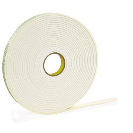 1" x 72 yds. (1 Pack) 3M<span class='tm'>™</span> 4462 Double Sided Foam Tape