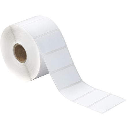 2 x 1" White Desktop Direct Thermal Labels - 1 PK